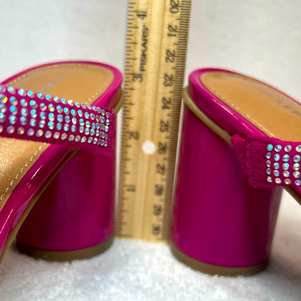 REPORT, pink with crystals, size 7 - Picture 3 of 4